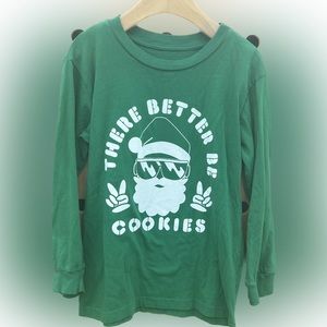 Better be cookies Christmas kids long sleeve tee